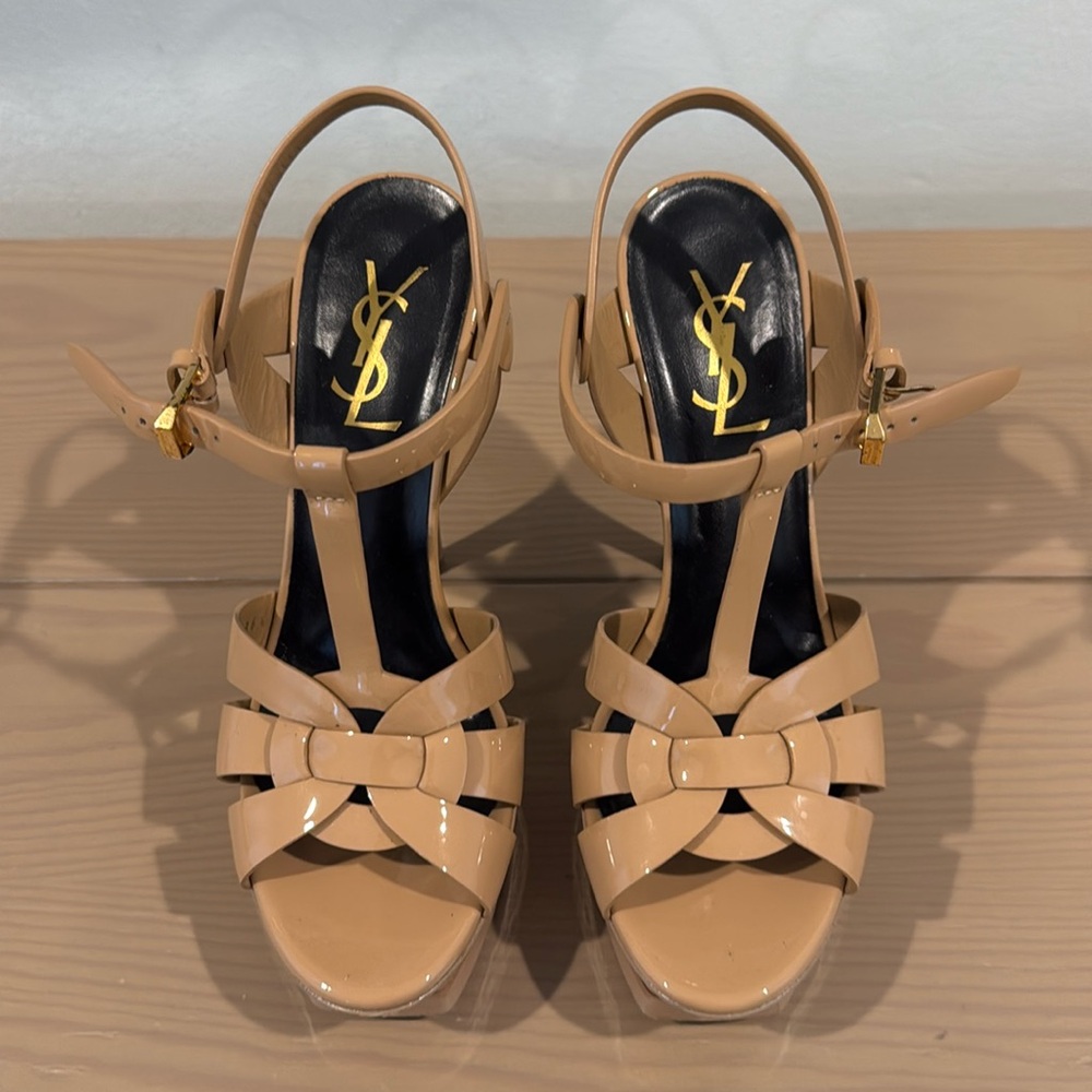 YSL Tribute Platform Nude 105mm size 6.5